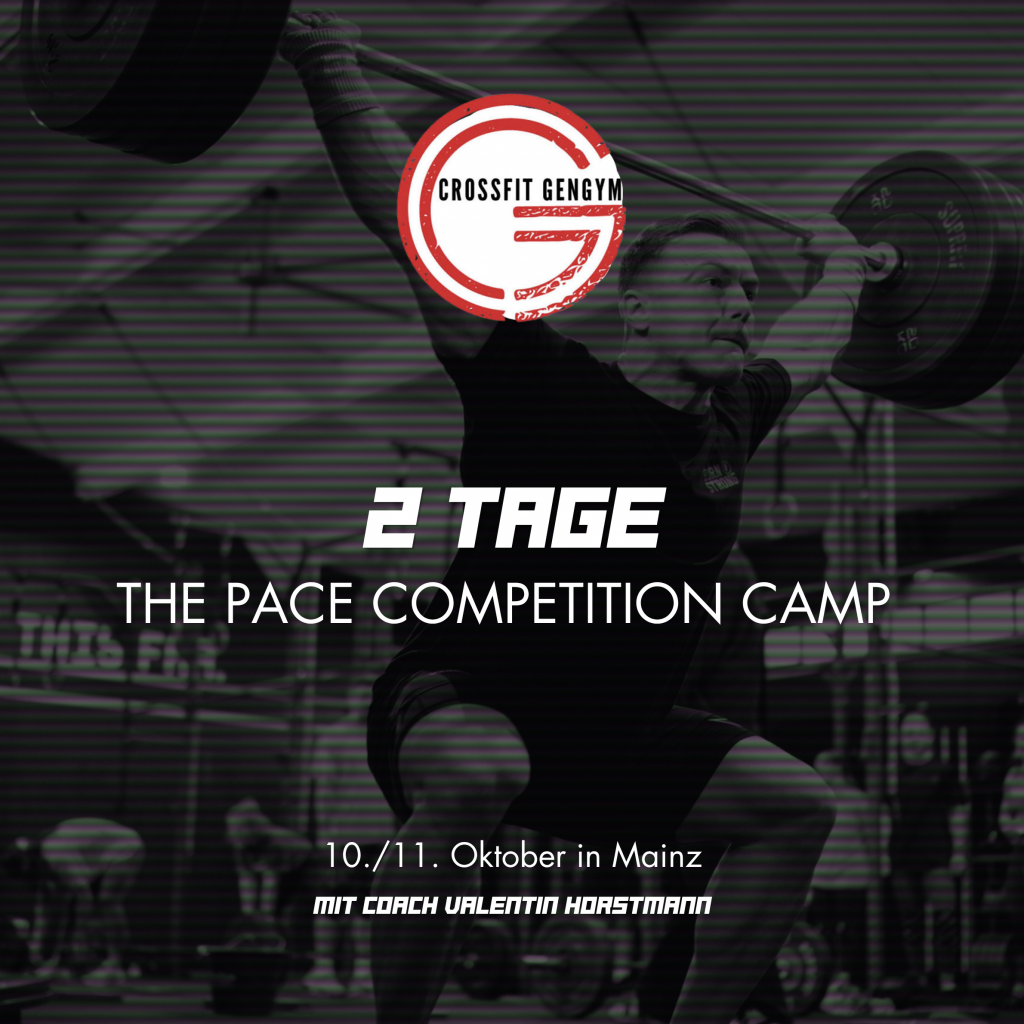 The Pace x Gen Gym Competition Camp: 2 Tage mit Coach Valentin Horstmann